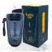 Qavi Protein Shaker Bottle 590ml Black - Stainless Steel Mixing Wire Ball, Tritan Material, BPA Free, Leakproof & Odourless - Buy Online on GoSupps.com