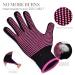 IKOCO Heat Gloves for Hair Styling - 2 Pcs Heat Resistant Gloves with Silicone Mat Pouch - Ideal for Curling Iron, Flat Iron, Straightener - Pink - Buy Online on GoSupps.com