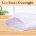 BLMHTWO 4 Pairs Moisturizing Socks Overnight Cotton Socks for Moisturising Cotton Moisture Enhancing Socks Foot Moisturising Socks Spa Socks for Dry Cracked Feet White - Buy Online on GoSupps.com
