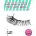 Natural Wispy Mink False Eyelashes - 10 Pairs | Volume Lashes - D-M02 (12mm) - Buy Online on GoSupps.com