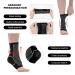 ACWOO Ankle Support Brace 2 Pack Elastic Compression Foot Sleeves Plantar Fasciitis Socks Anti-Slip Breathable Compression Support Sleeve for Ankle Protection Sports Protection and Pain Relief (L) - Buy Online on GoSupps.com