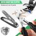 Toenail Clippers for Seniors - Heavy Duty Angled Head Nail Cutters for Thick Nails 5Pcs with Catcher & Wide Jaw Opening - Buy Online on GoSupps.com