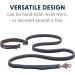 Luffwear Roamer Bungee Dog Leash - 7.3-11ft for Walking Cycling & Hiking - Hands-Free Option in Gray Granite - Buy Online on GoSupps.com