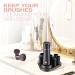 NICARE Electric Makeup Brush Cleaner & Dryer Machine | 8 Rubber Collars | Wash & Dry in Seconds | Deep Cleaning for Cosmetic Brushes (Black) - Buy Online on GoSupps.com