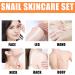 Snail Skincare Set for Women Anti Aging Skin Care Sets Firming Face Cream & Face Toner & Eye Cream & Body Lotion & Face Cleanser High Strengthen Tightening Aging Skin All Day Hydrating Body Skin - Buy Online on GoSupps.com