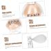 SEWACC 3 Pcs Vintage Glitter Spray Bottles for Hair & Body - Makeup Perfume & Decor - International Shipping Available - Buy Online on GoSupps.com