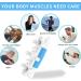 Shop Manual Fascia Massager - Reduce Fatigue & Relieve Muscle Tension for Neck & Back (Blue) | International Shipping - Buy Online on GoSupps.com