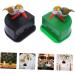 Upkoch Toothpaste Bird Holder | Portable Travel Container | 2 Decorative Dental Dispensers in Black Cartoon Design - Buy Online on GoSupps.com
