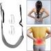 MERIGLARE Lumbar Traction Belt Traction Stretch Strap Home Care Elderly Patient Family Spinal Back Belt Sturdy Lumbar Retractor Belt with Hook Grey - Buy Online on GoSupps.com