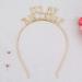 PrettyZoom Birthday Crown Hairband - Stylish Alloy Headdress for Women & Girls | Birthday Party Accessories - Buy Online on GoSupps.com