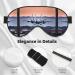 SSIMOO Airplane Print Double-Sided Eye Mask - Soft Light Blocking Sleep Aid for Quality Rest | International Shipping Available - Buy Online on GoSupps.com