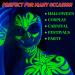  DE'LANCI DE'LANCI Neon Green Body Paint Pencil Halloween Makeup Full Coverage Sports Face Body Foundation Paint SFX Special Effect - Buy Online on GoSupps.com