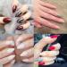 600PCS Transparent Stiletto False Nails - Short Artificial Acrylic Nail Set for DIY Nail Art - Buy Online on GoSupps.com