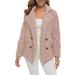 Hanxiulin Women's Fleece Jacket - Plush Hoodie Long Warm Winter Coat Windproof & Cuddly - XL Pink - Buy Online on GoSupps.com