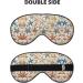 Starfish & Seashell Eye Mask - Unisex Soft Travel Sleep Shade for Yoga & Shift Work - Buy Online on GoSupps.com