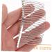 POPETPOP 20 Wire Hair Side Combs Metal Bridal Hair Comb Veil Clip Wedding Veil Combs Wire Side Comb Bridal Veil Comb Metal Wide Tooth Comb Wedding Hair Comb Hair Combs Headband Miss Chic - Buy Online on GoSupps.com