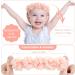 Lusofie 2Pcs Chiffon Flower Baby Headbands Set for Newborns & Toddlers - Adorable Hair Accessories - Buy Online on GoSupps.com