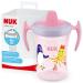 NUK Trainer Cup Sippy Cup | Leak-Proof Soft Drinking Spout | 6+ Months | BPA-Free | 230ml | Pink Penguin 10255609 Penguin (Pink)