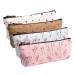 Mingze 4 pieces of canvas pen pencil pencil mappet pencil fitty folder stationery and cosmetic pockets Fresh flower pattern