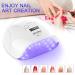 UV LED Nail Lamp NAILGIRLS 150W | Gel Nail Polish Dryer with 4 Timer Settings and Auto Sensor | Home Salon UV Light Curing Lamp - Buy Online on GoSupps.com