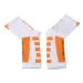 Buy Foot Sleeve for Flexible Movement - Compression Sports Heel Socks (White & Orange) - International Shipping Available - Buy Online on GoSupps.com
