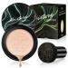 Mushroom Head Air Cushion CC Cream - Moisturizing BB Cream for Even Skin Tone | Cushion Foundation & Concealer  - Buy Online on GoSupps.com