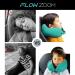 FLOWZOOM Kids Travel Pillow - Memory Foam Neck Pillow for Car & Plane | Comfy Turquoise Kids Neck Pillow for Travel - Buy Online on GoSupps.com