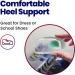 Kids Heel Cups & Inserts for Sever's Disease & Heel Pain Relief | Gel Cushions for Plantar Fasciitis & Achilles Tendonitis | Size 2-5 Green - 1 Pair - Buy Online on GoSupps.com