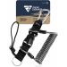 Rogue Endeavor Heavy Duty Dive Coil Lanyard with Quick Release Buckle - 36 Steel Core - Ideal for Cameras, Lights, Tools - Smoke Black - Buy Online on GoSupps.com