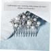 MAGICLULU 1pc Hair Comb Pearl Hair Pins Wedding Hair Accessories Wedding Headpiece Women Hairpin Comb Hair for Women Pearl Hairpins Wedding Hairpin Bridal Headdress Bridal Hair Accessories - Buy Online on GoSupps.com