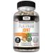 Kaya Naturals Platinum Mobility Turmeric - Bioperine Glucosamine Turmeric with Boswellia Healthy Natural Mobility Support Turmeric Curcumin 1334mg - 30 Capsules 60 Count (Pack of 1)