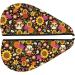 Hair Towel Wrap - Quick Drying Hair Turban with Button | Sunflowers & Mushrooms Design - Buy Online on GoSupps.com