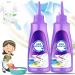 Donubiiu Affectionate Stain Remover Affectionate Active Enzyme Laundry Stain Remover - White Shirt Guardian Active Enzymatic Laundry Cleaning Stubborn Stain Cleaner Oil Remover (2PCS Purple) 2PCS 120 ml (Pack of 1)