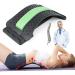 Back extensor Back extension back extender Back Stretcher Back Trainer Back Massage Used to relieve the back pain 3 gear adjustable 88 sublime design green & black back stretcher