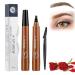 Matezis Eyebrow Matezis Eye Pencil Nexavale Eyebrow Nexavale Magic Eyebrow Pencil 4 Tipped Precise Brow Pen Long Lasting Waterproof and Smudge-proof (1light brown)