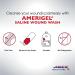 AMERIGEL Saline Wound Wash - 4 Fl. Oz | First Aid Cleansing Solution for Advanced Skin and Wound Care - Buy Online on GoSupps.com