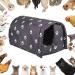 Waterproof Outdoor Cat House - Foldable & Warm Shelter for Stray Cats, Feral Cats, Dogs & Puppies - Weatherproof Pet Cave for Winter - Anti-Slip, Black, Size M 17.7x15.7x13.7 - Buy Online on GoSupps.com