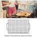 Portable BBQ Grill Mesh Mat with Handle - Non-Stick Barbecue Rack for Outdoor BBQ Camping & Parties - Buy Online on GoSupps.com