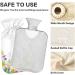 Flower & Hummingbird Hot Water Bottle 1L - BPA Free Pain Relief Bag for Headaches Neck & Shoulders - International Shipping - Buy Online on GoSupps.com