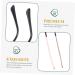 Balue Glasses Repair Set 2 Pairs of Stylish Sunglasses with Metal Frames & Spare Parts | Ros gold | Complete Glasses Repair Kit - Buy Online on GoSupps.com