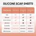 Extra Long Silicone Scar Sheets with Allantoin & Onion Extract - 150 x 1.6 inches for Keloid Removal & Post-Surgery Care - Reusable Scar Patches - Buy Online on GoSupps.com