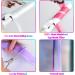22 PCS Rainbow Colored Hair Extensions Clip In for Girls 22 Inch Colorful Straight Extensions for Party Highlights Accessories Hair Pieces for Women 22pcs-Colorful - Buy Online on GoSupps.com