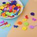 Yolev 76-Piece Self Hinge Plastic Hair Barrettes for Girls - Flower & Bowknot Hair Clips - Colorful 80s 90s Style - Random Color - Cute Hair Accessories - Buy Online on GoSupps.com