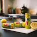 Eco-Friendly Pely Pull Tape Garbage Bags - Lemon Scented Climate-Neutral (4 x 10 Pack) - 60L Residual Waste Disposal - Yellow - Buy Online on GoSupps.com