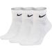 Nike Everyday Cushion Ankle Training Socks (3 Pack) - White/Black, Medium Size - Buy Online on GoSupps.com