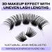 Lash Clusters DIY Eyelash Extensions - C/D Curl 8-16mm Mixed Soft & Wispy Individual Lashes for Volume | Matte Black Cluster Lashes - Buy Online on GoSupps.com