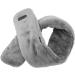 Shop Heated Neck Wrap | Soft & Breathable Vibration Massage Scarf - USB-Powered Outdoor Warmth (Dark Gray) - Buy Online on GoSupps.com