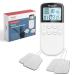 Terapio Professional TENS device for pain relief.3-in-1 TENS device with EMS muscle stimulator & massage functions.2 channels.50 modes for pain therapy & muscle building