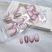 Almond Fake Nails Long 24Pcs Glitter French False Nails Pink Glitter Press on Nails Full Cover Stick on Nails with Nail Glue Oval French Nail Tips for Women Girls Nails Art French Pink Glitter - Buy Online on GoSupps.com