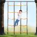 Odoland Ninja Net Climbing Cargo Net 3.9ftx6.6ft - Outdoor Obstacle Course for Kids with Buckles and Rings - Training Equipment and Swing Set Attachment - Buy Online on GoSupps.com